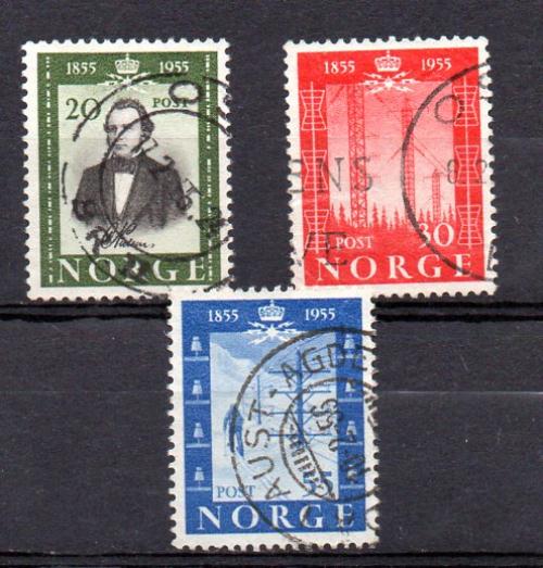 Noruega Año 1954 Nº Yvert 352/54 (o)